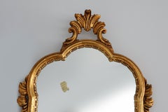 Mid-Century Baroque Style Gilded Mirror, France, 1950s