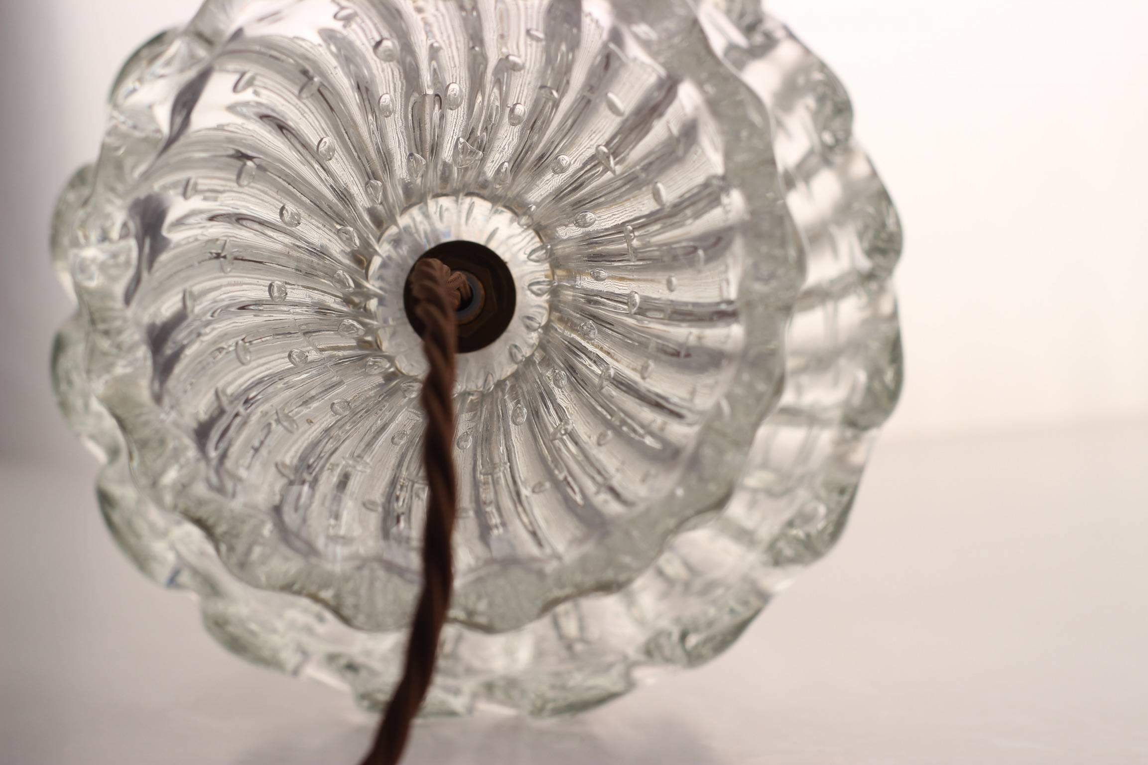 Midcentury Barovier Mushroom Glass Table Lamp 1