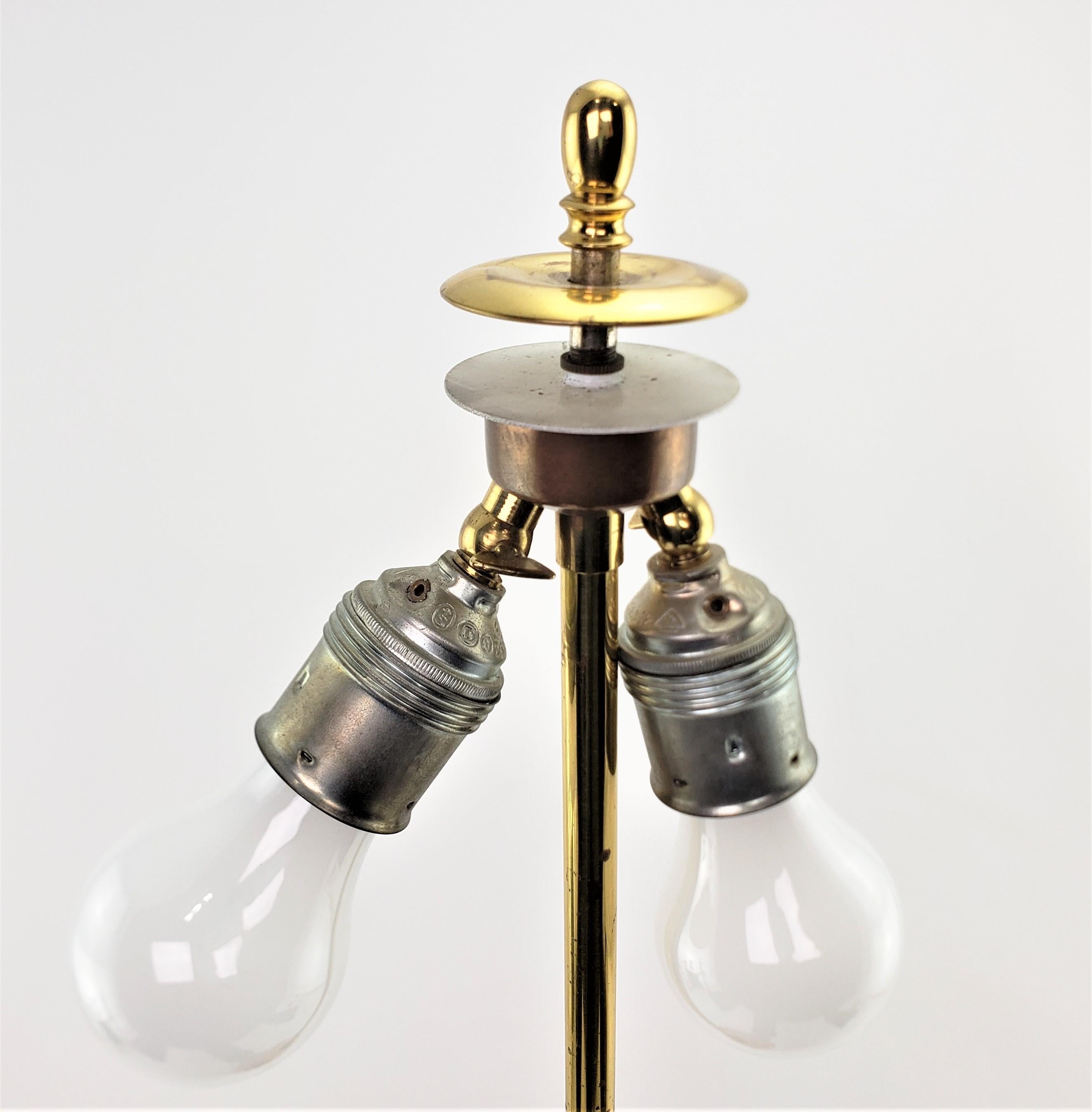 Lámpara de sobremesa de cristal de Murano estilo Barovier de mediados de siglo en arándano y oro en venta 5