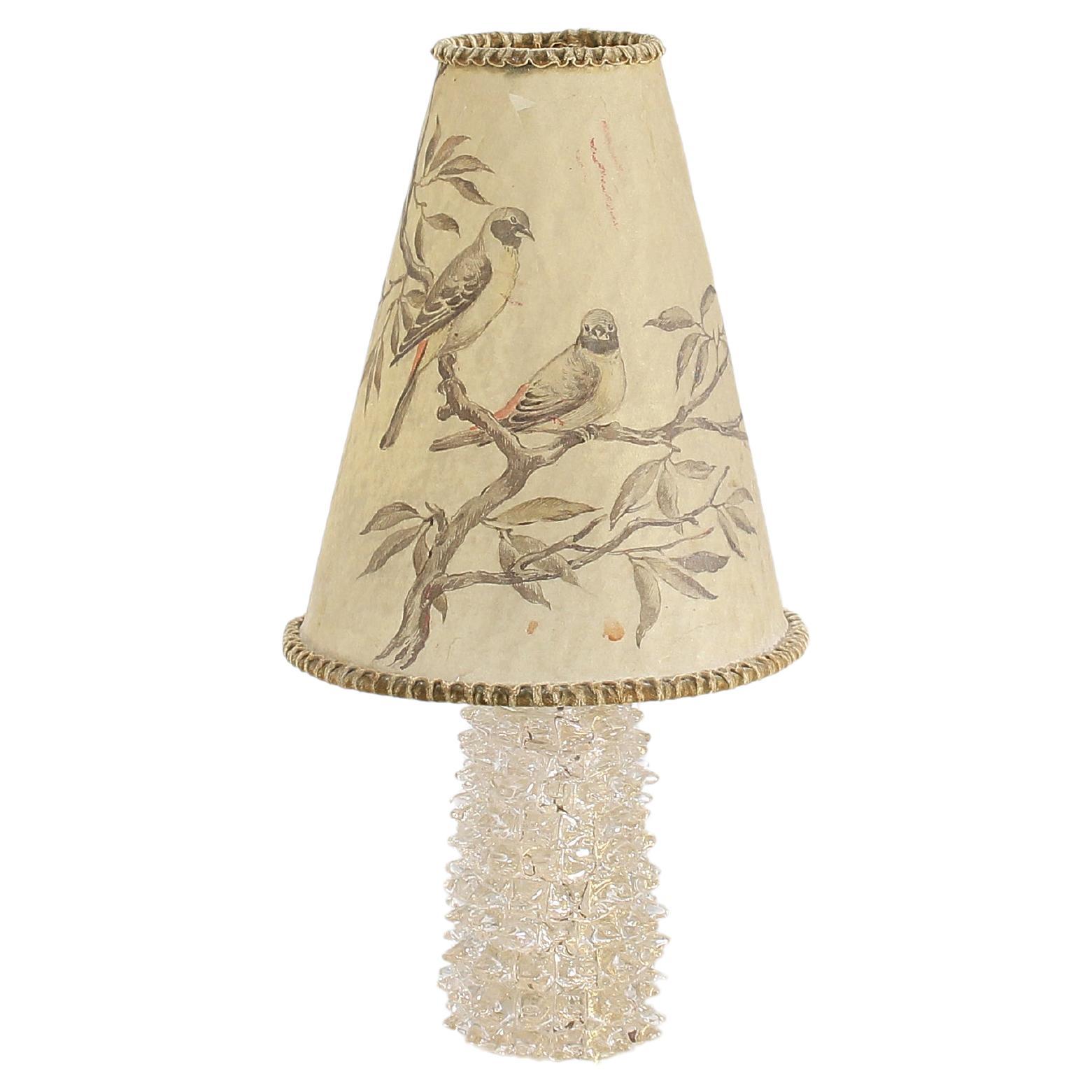 Mid-Century Barovier 
Toso Rostrato Murano Glass Table Lamp, Italy, 1930s