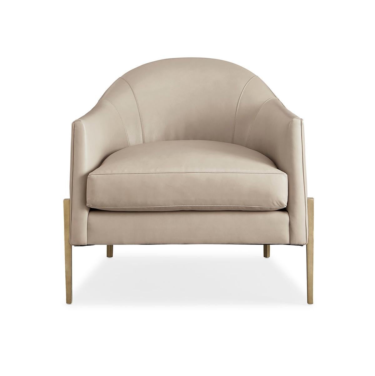 Mid-Century Modern Mid Century Barrel Back Armchair For Sale