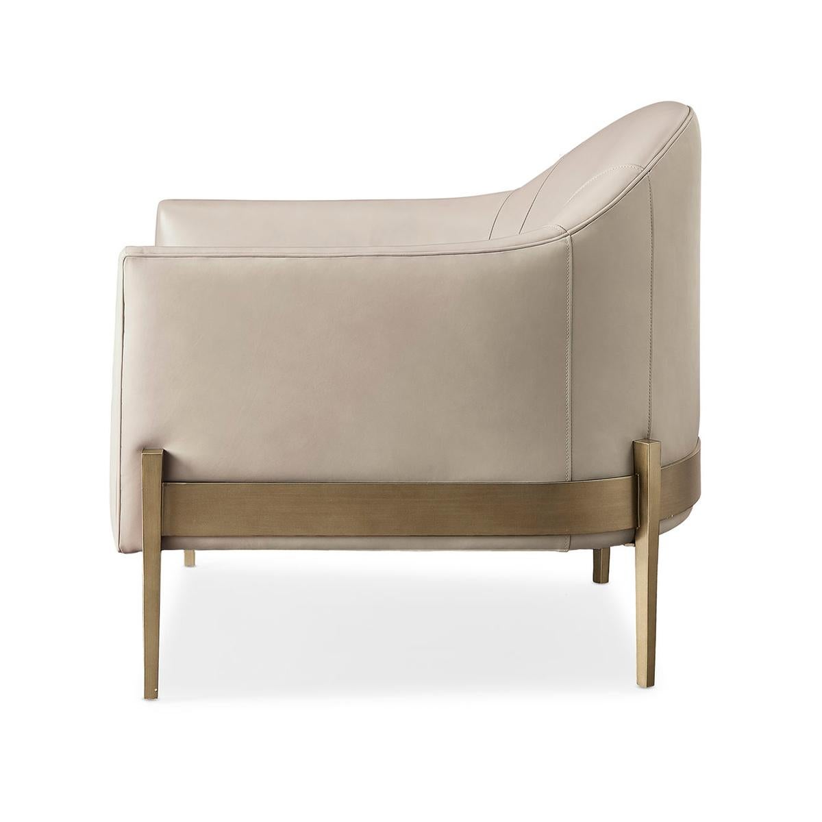 Mid Century Barrel Back Armchair In New Condition For Sale In Westwood, NJ