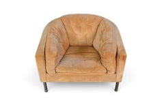 Mid Century Barrel Chair In The Manner Of Milo Baughman