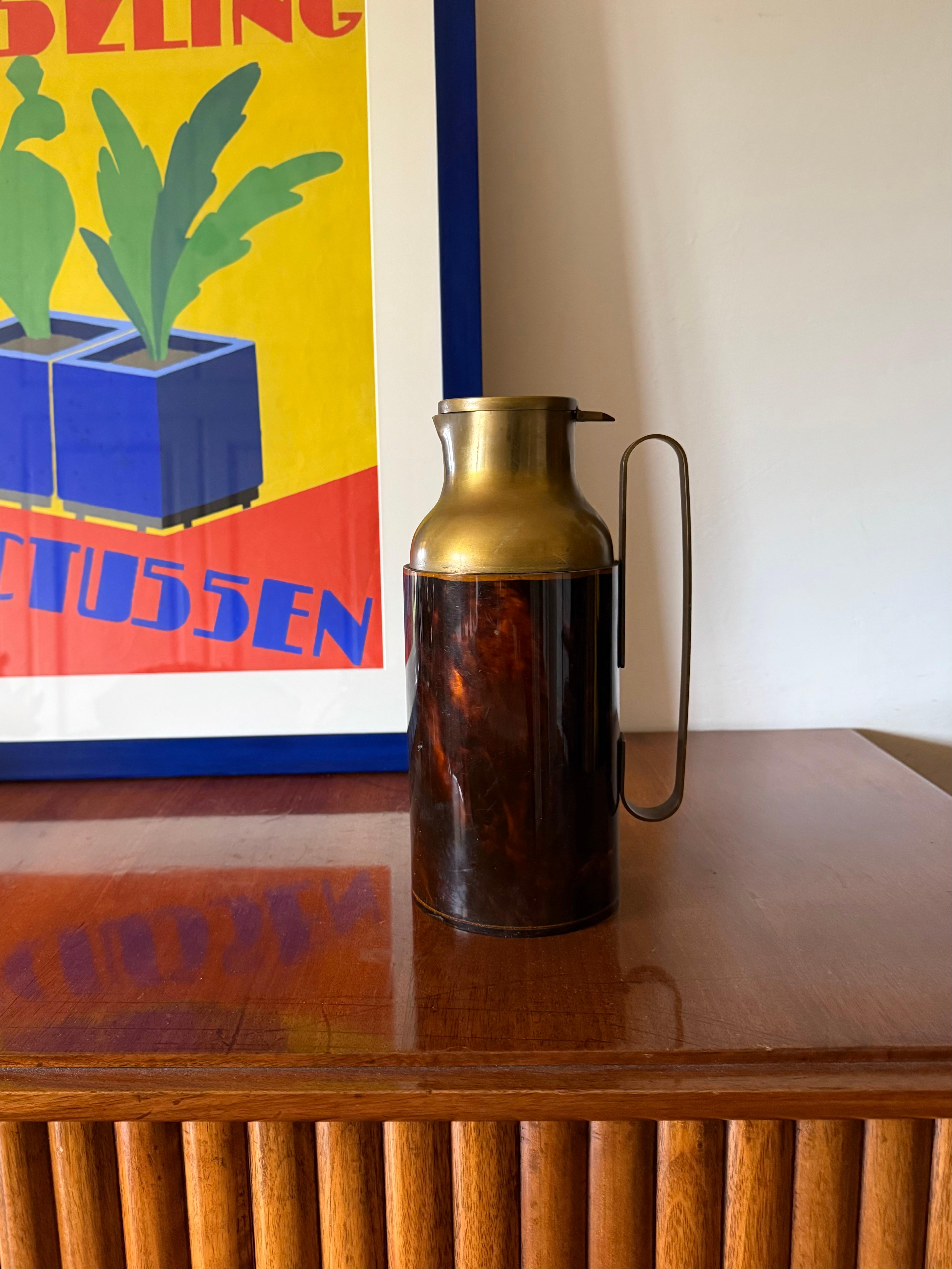Mid-Century moderno Mid-century barware thermos / caraffe / jug, Italy 1950s in vendita