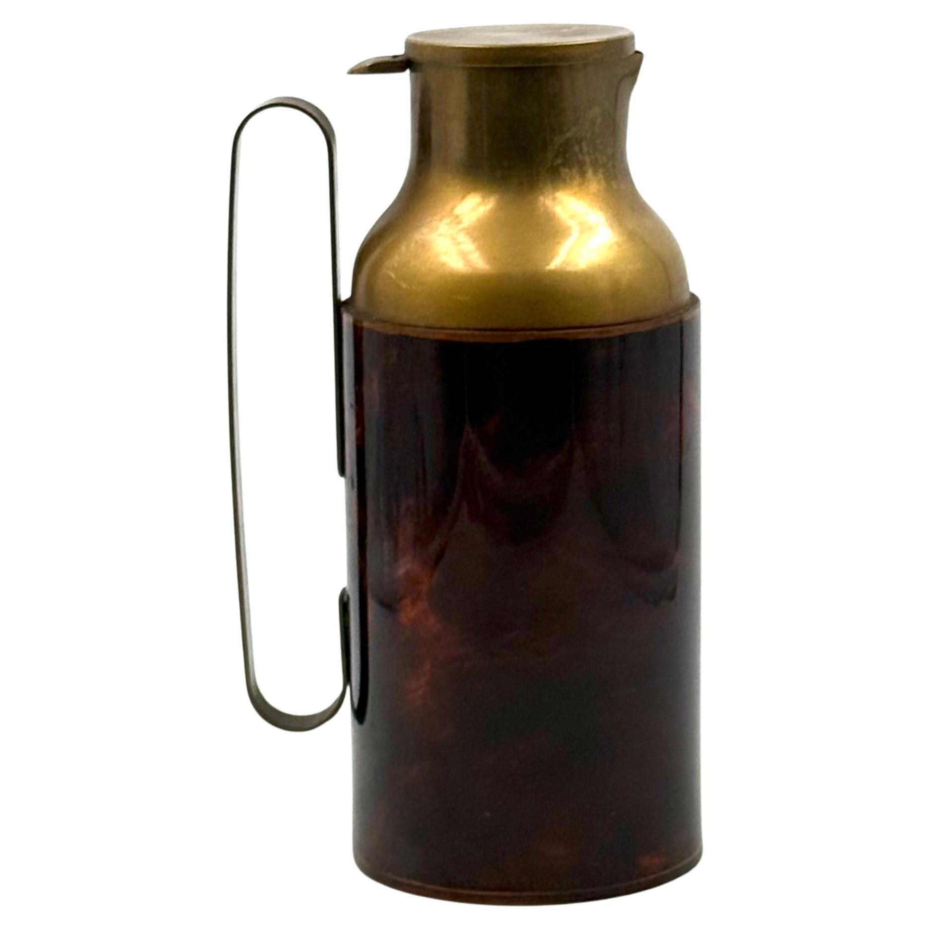 Termos / garrafas / jarra de bar de mediados de siglo, Italia Años 50