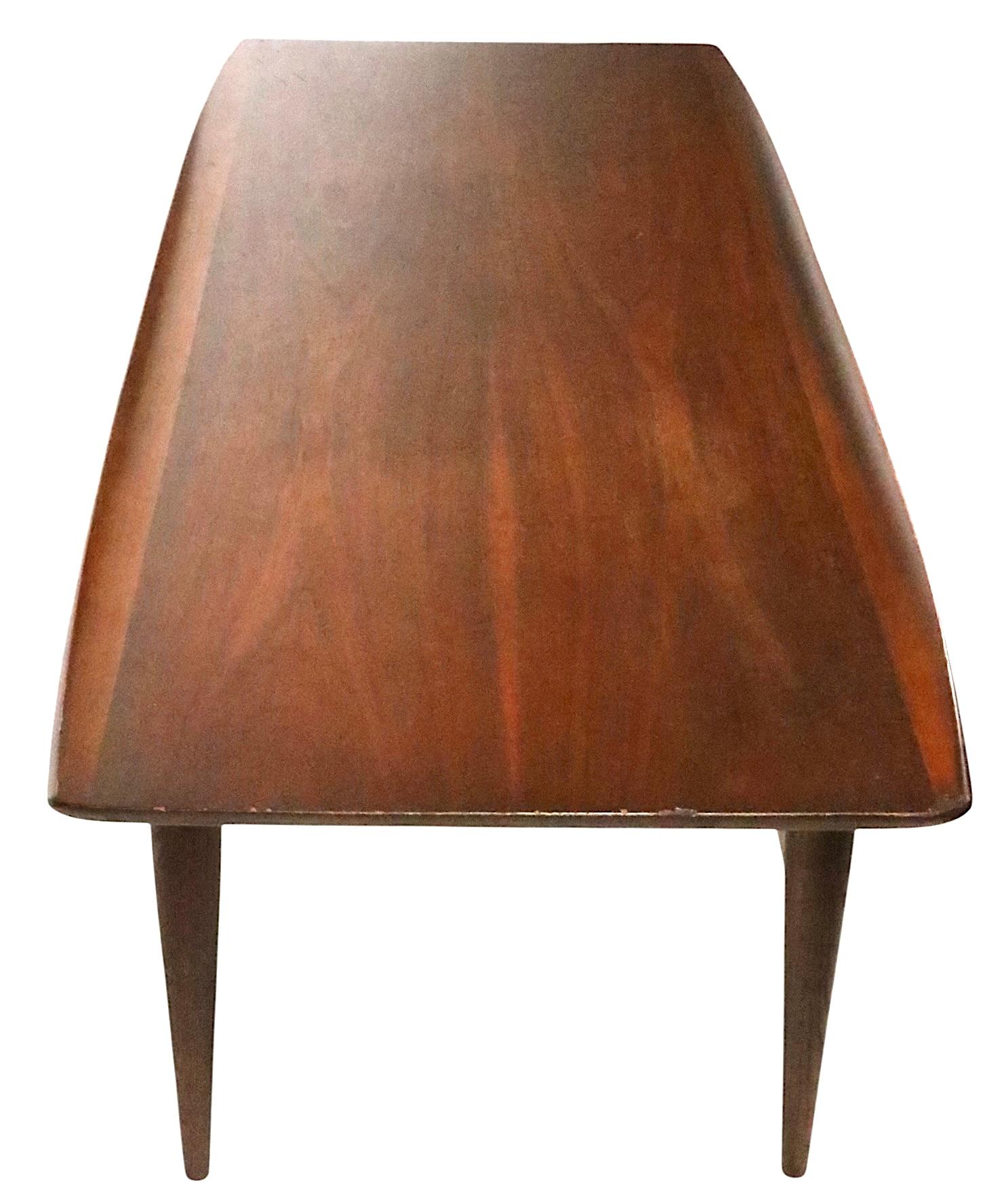 Mid Century Bassett Artisan Surfboard Coffee Table  c. 1960's en vente 7