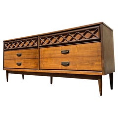 Retro Mid Century Bassett Dresser Credenza