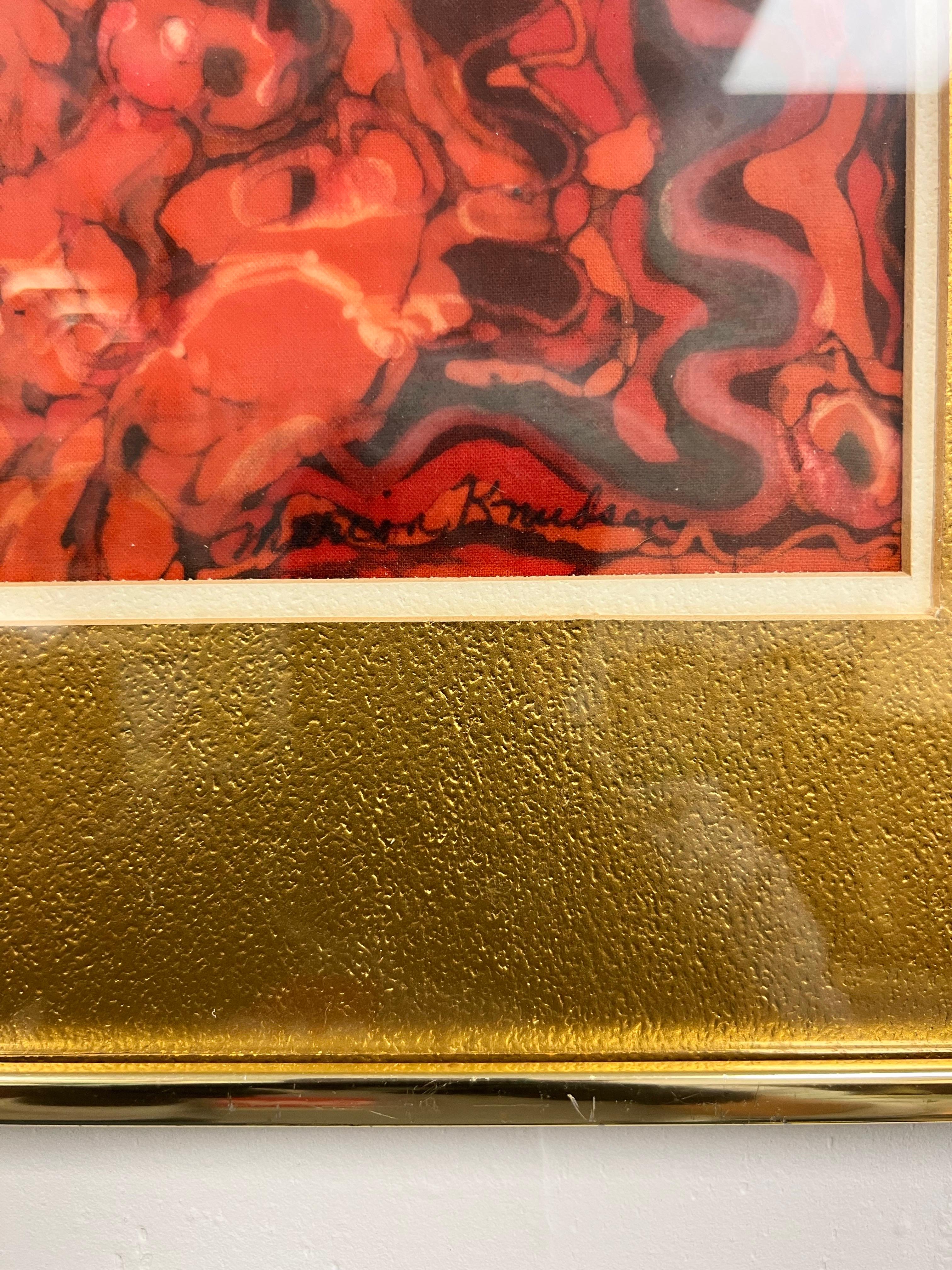 Americano Quadro batik del metà secolo Ladies In Hades di Marion Knudsen in vendita
