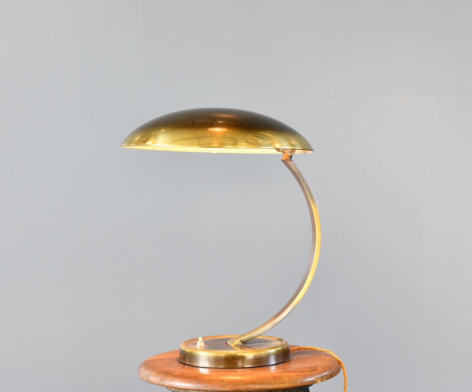 German Mid Century Bauhaus Lamp By Kaiser Idell Model 6751 Circa 1950s For Sale