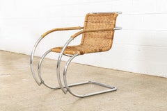 Mid Century Bauhaus MR 20 Arm Chair by Mies van der Rohe for Stendig 1970s