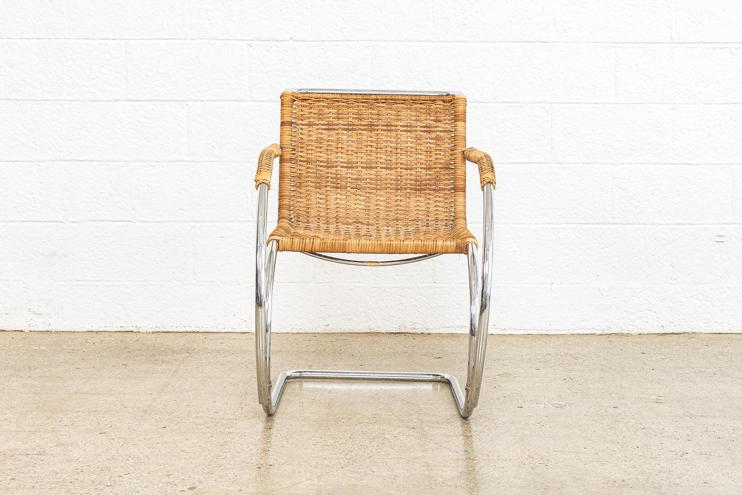 Americano Poltrona Bauhaus MR 20 di Mies van der Rohe per Stendig, metà secolo, 1970 in vendita