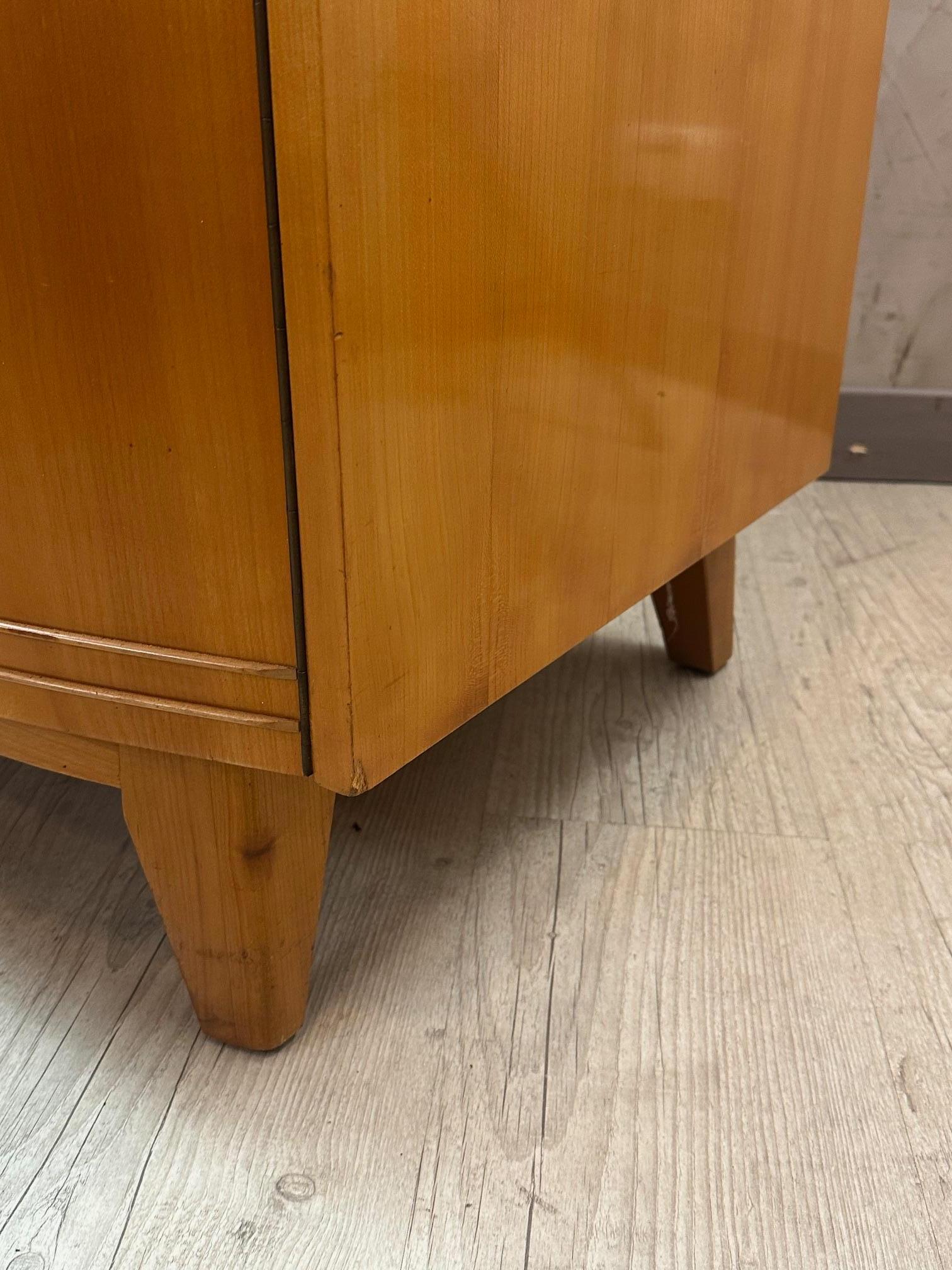 Mid-century Bauhaus Style Ash Wardrobe, 1950s For Sale 5