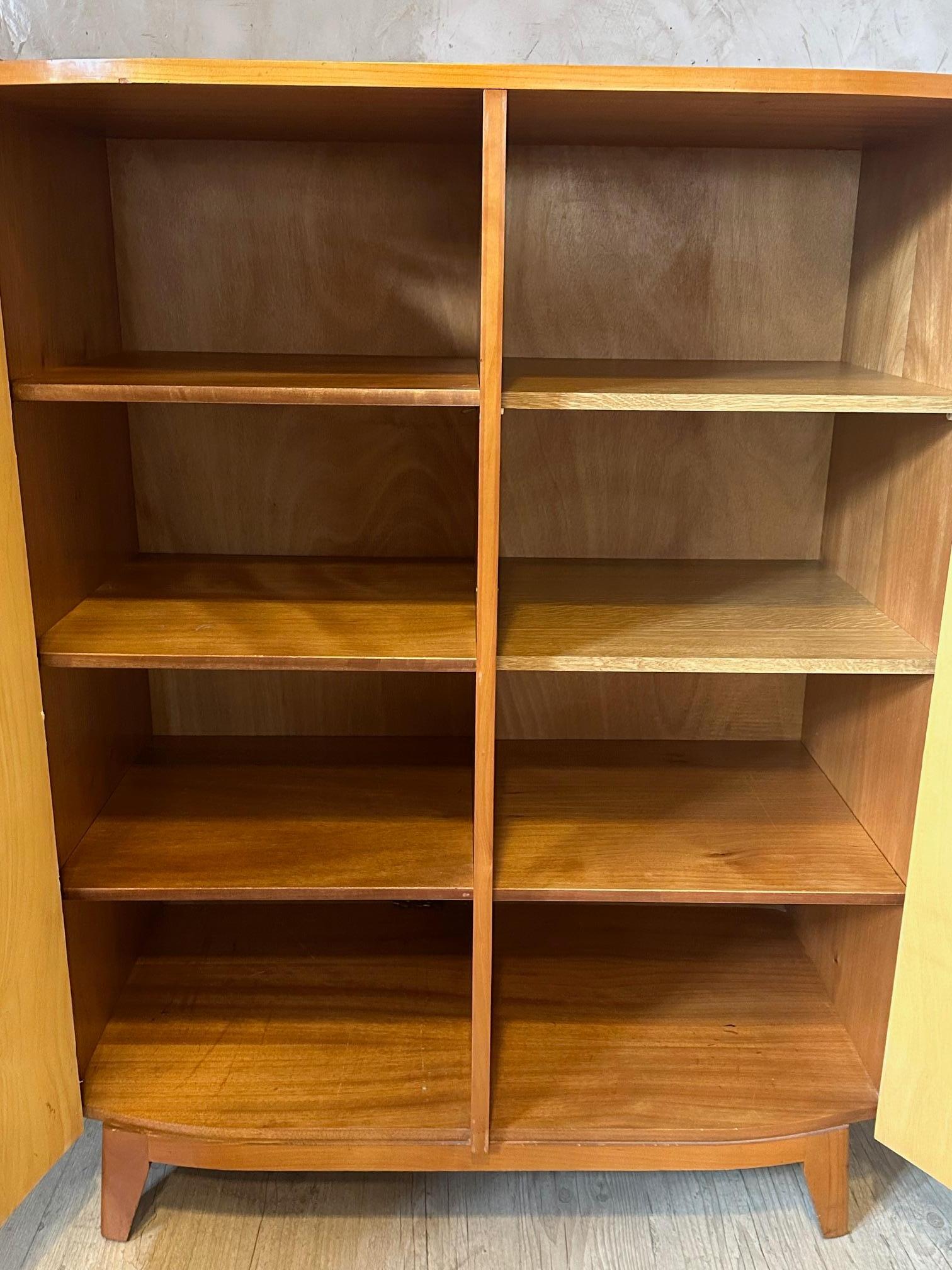 Mid-century Bauhaus Style Ash Wardrobe, 1950s For Sale 8