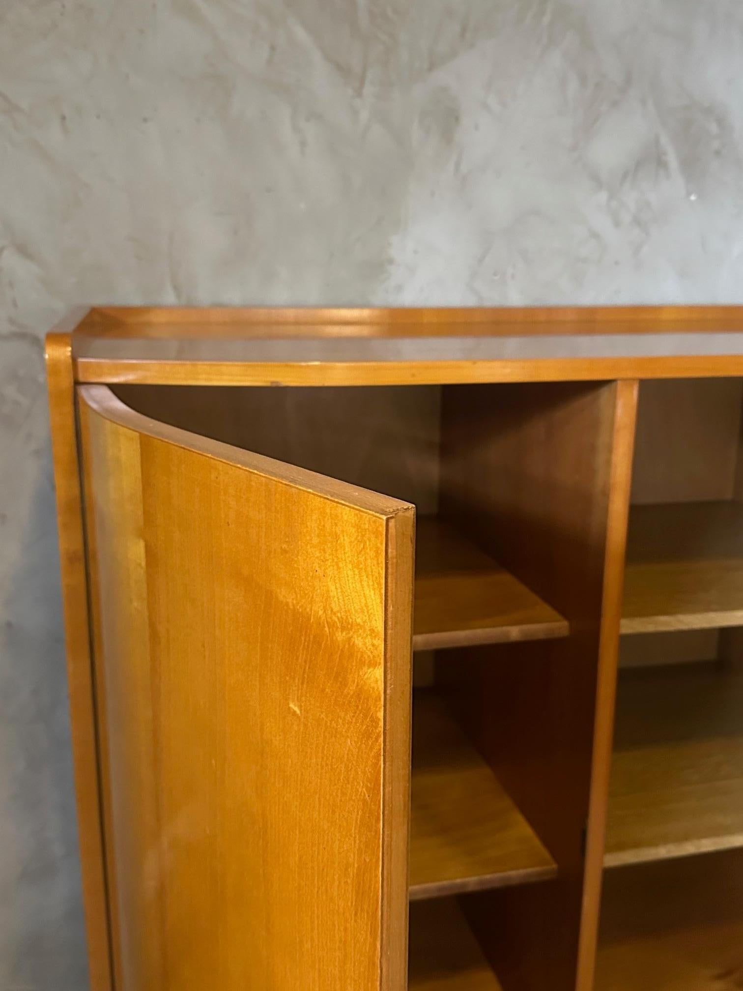 Mid-century Bauhaus Style Ash Wardrobe, 1950s For Sale 9