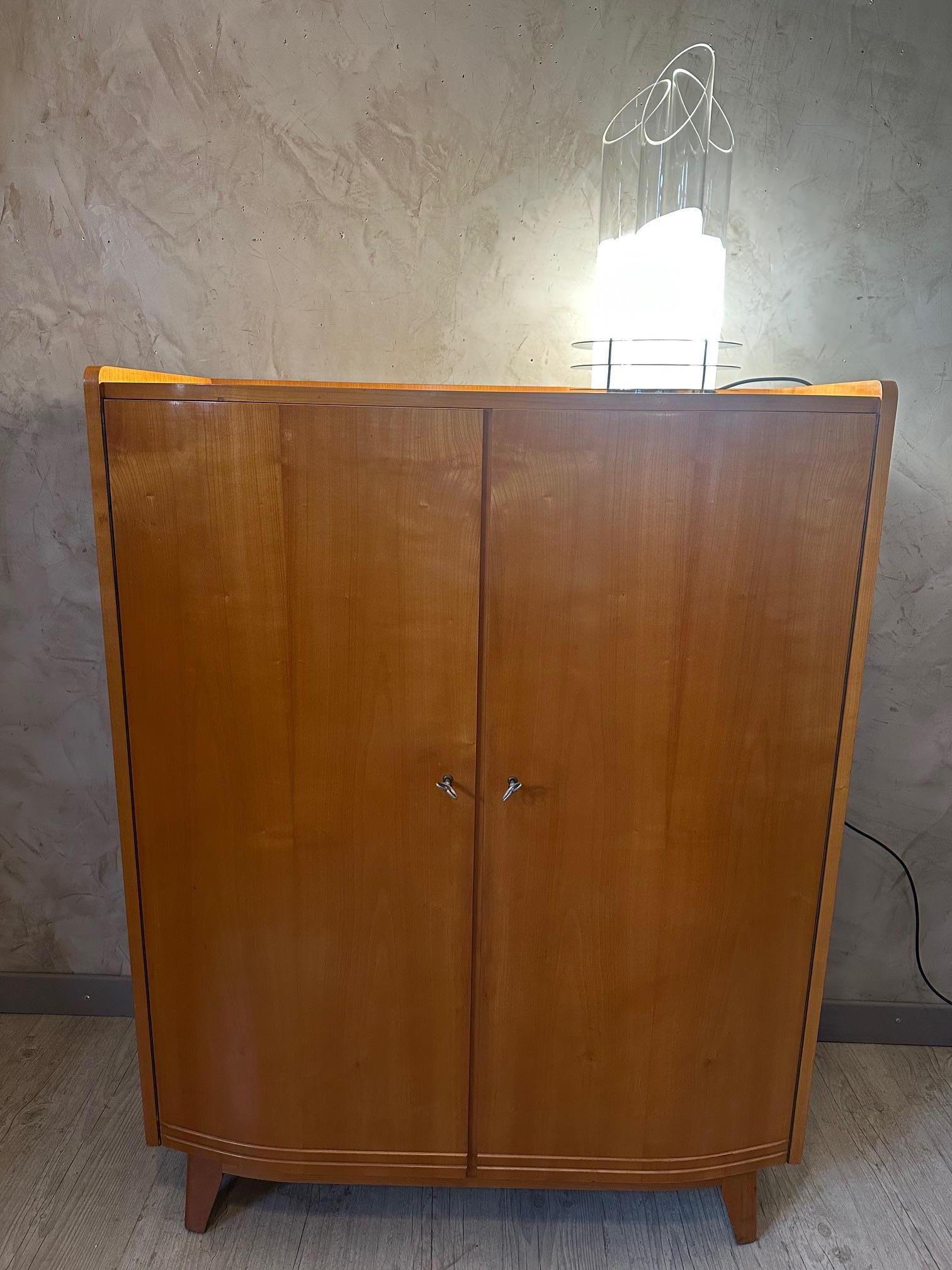 Mid-century Bauhaus Style Ash Wardrobe, 1950s For Sale 13