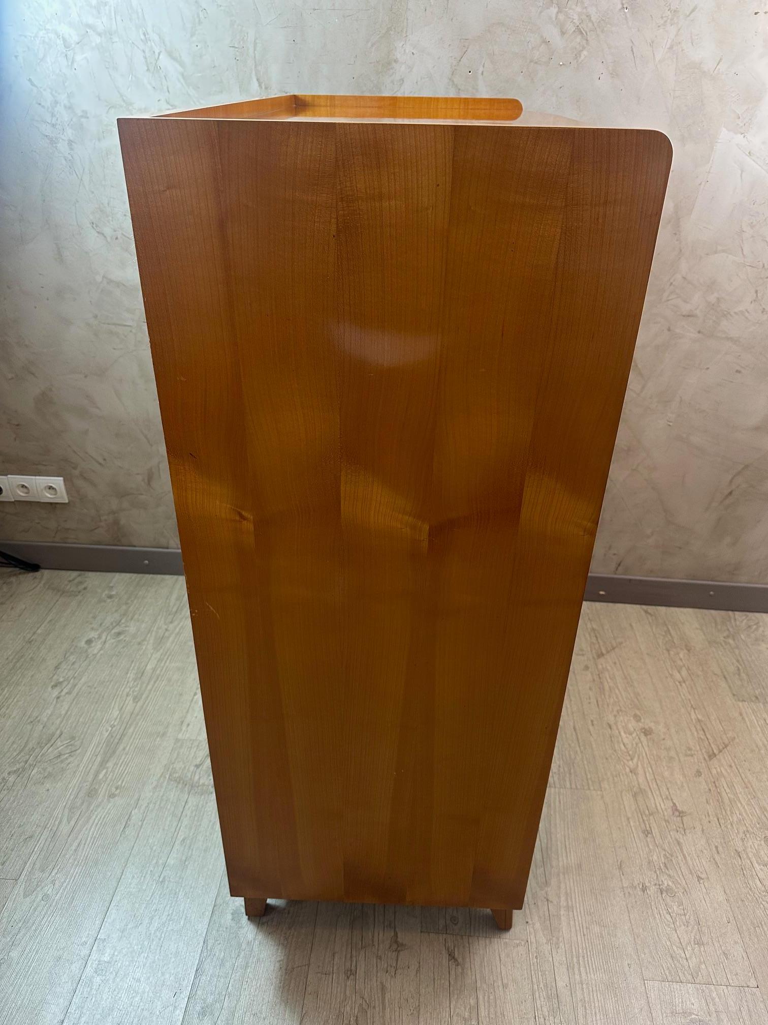 Mid-20th Century Mid-century Bauhaus Style Ash Wardrobe, 1950s For Sale