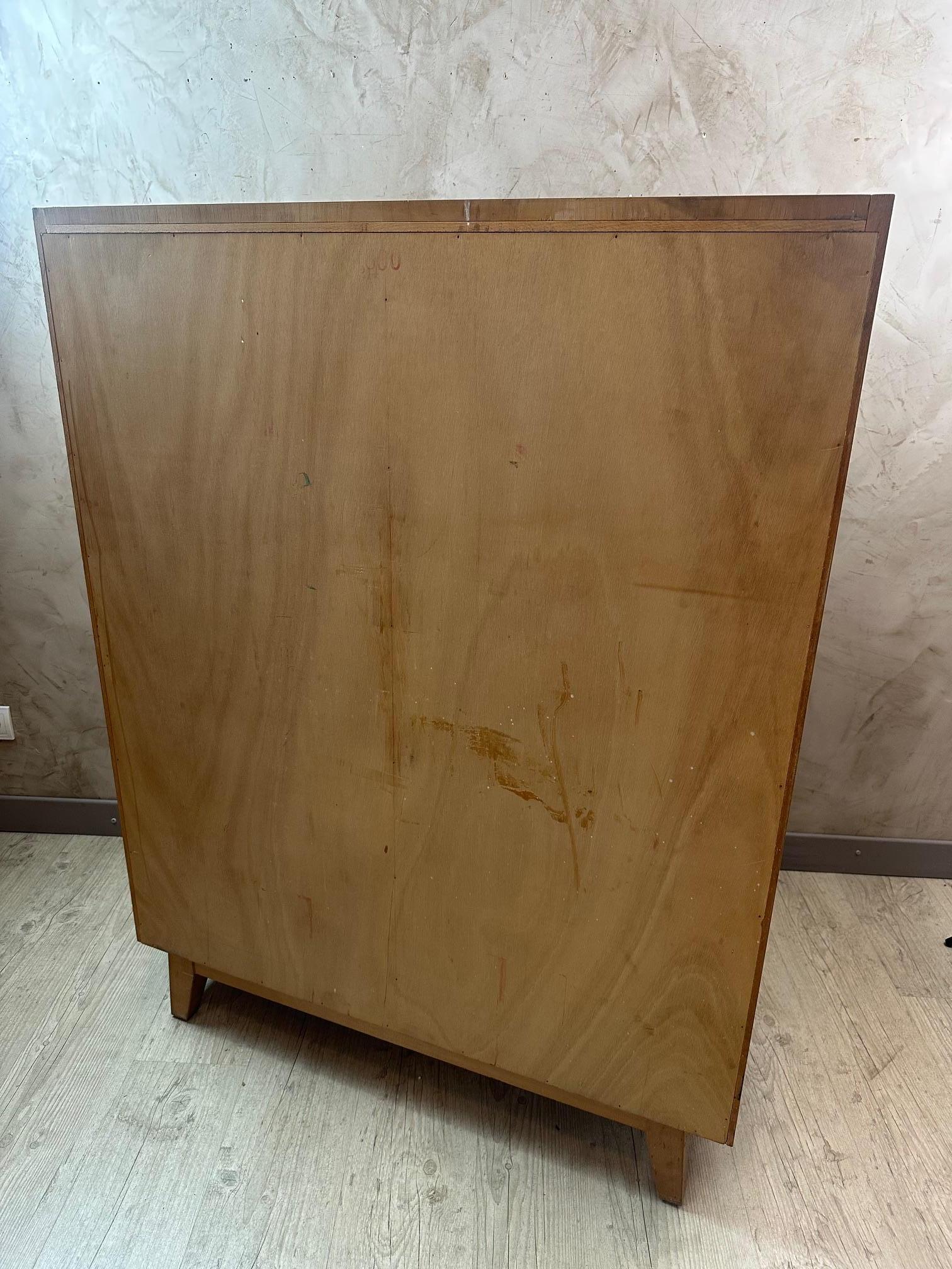 Mid-century Bauhaus Style Ash Wardrobe, 1950s For Sale 2