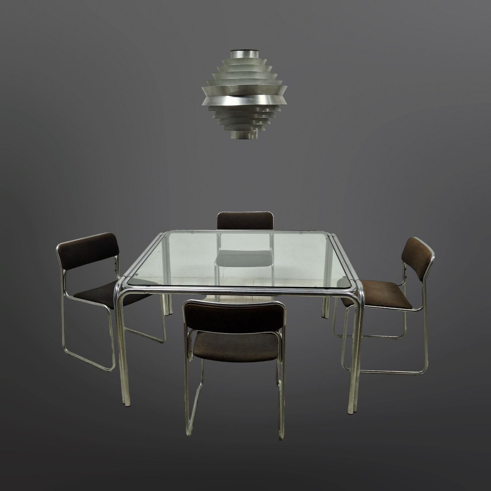 Ensemble de salle à manger de style Bauhaus par t Spectrum, Pays-Bas, années 1960 en vente 4