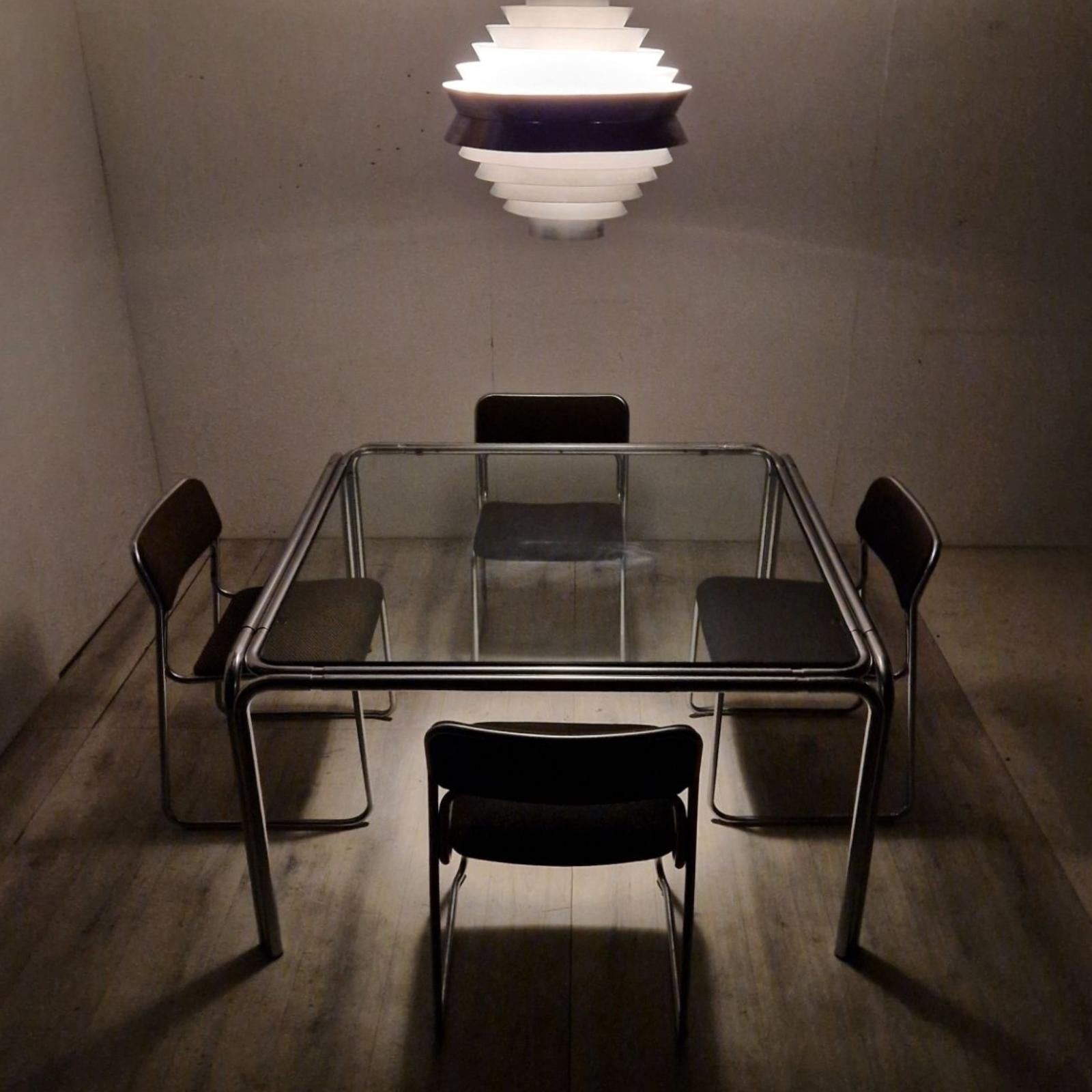 Ensemble de salle à manger de style Bauhaus par t Spectrum, Pays-Bas, années 1960 en vente 6