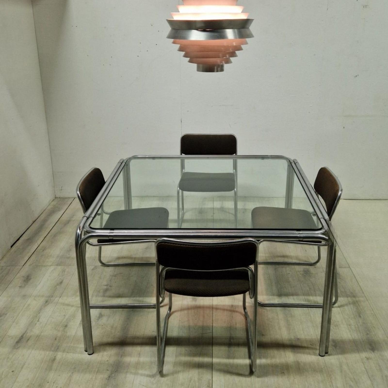Ensemble de salle à manger de style Bauhaus par t Spectrum, Pays-Bas, années 1960 en vente 1