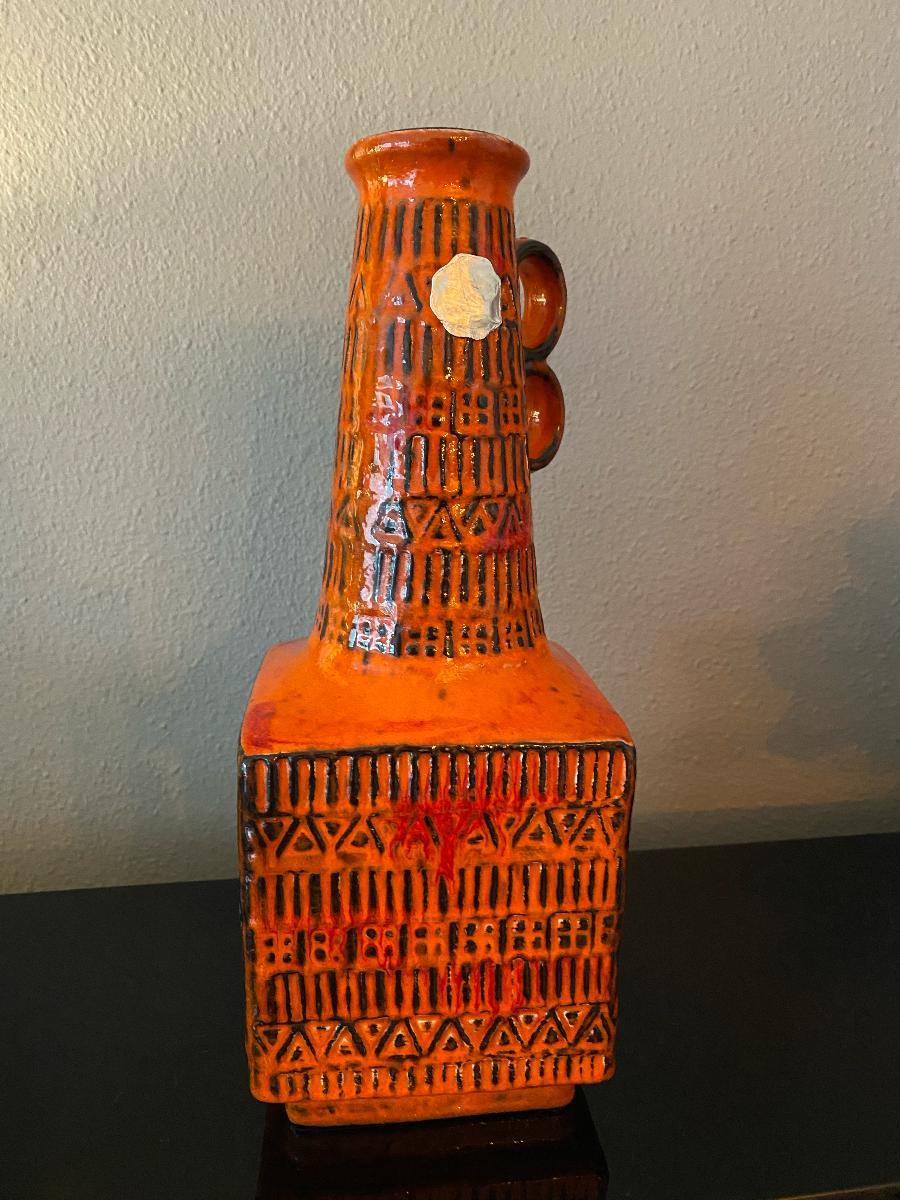 Mid-Century Modern Mid-Century Bay Keramik Bodo Mans Vase For Sale