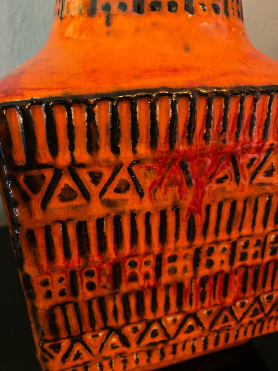 Vase du milieu du siècle en Bay Keramik Bodo Mans en vente 1