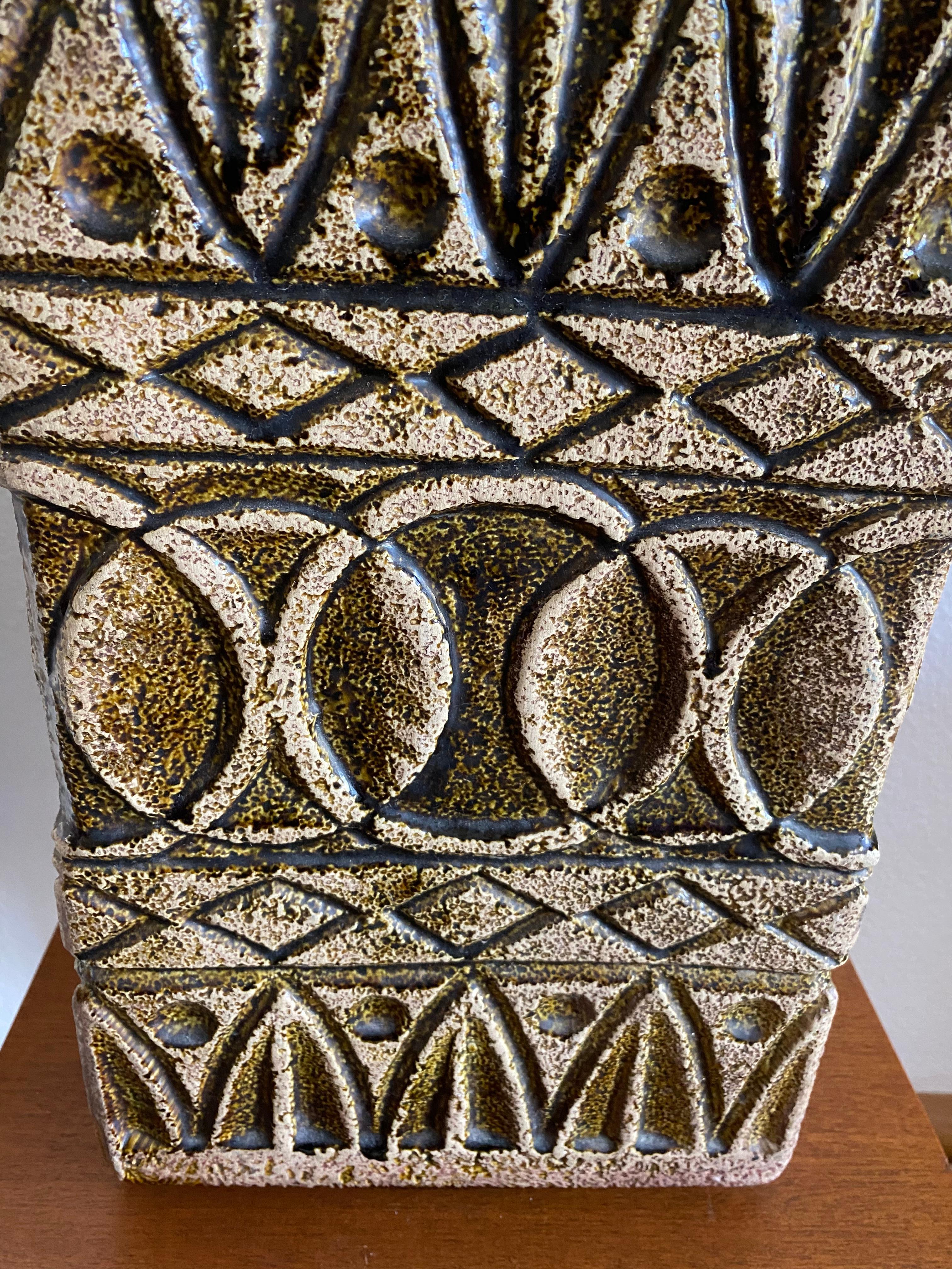 large floor vase gold