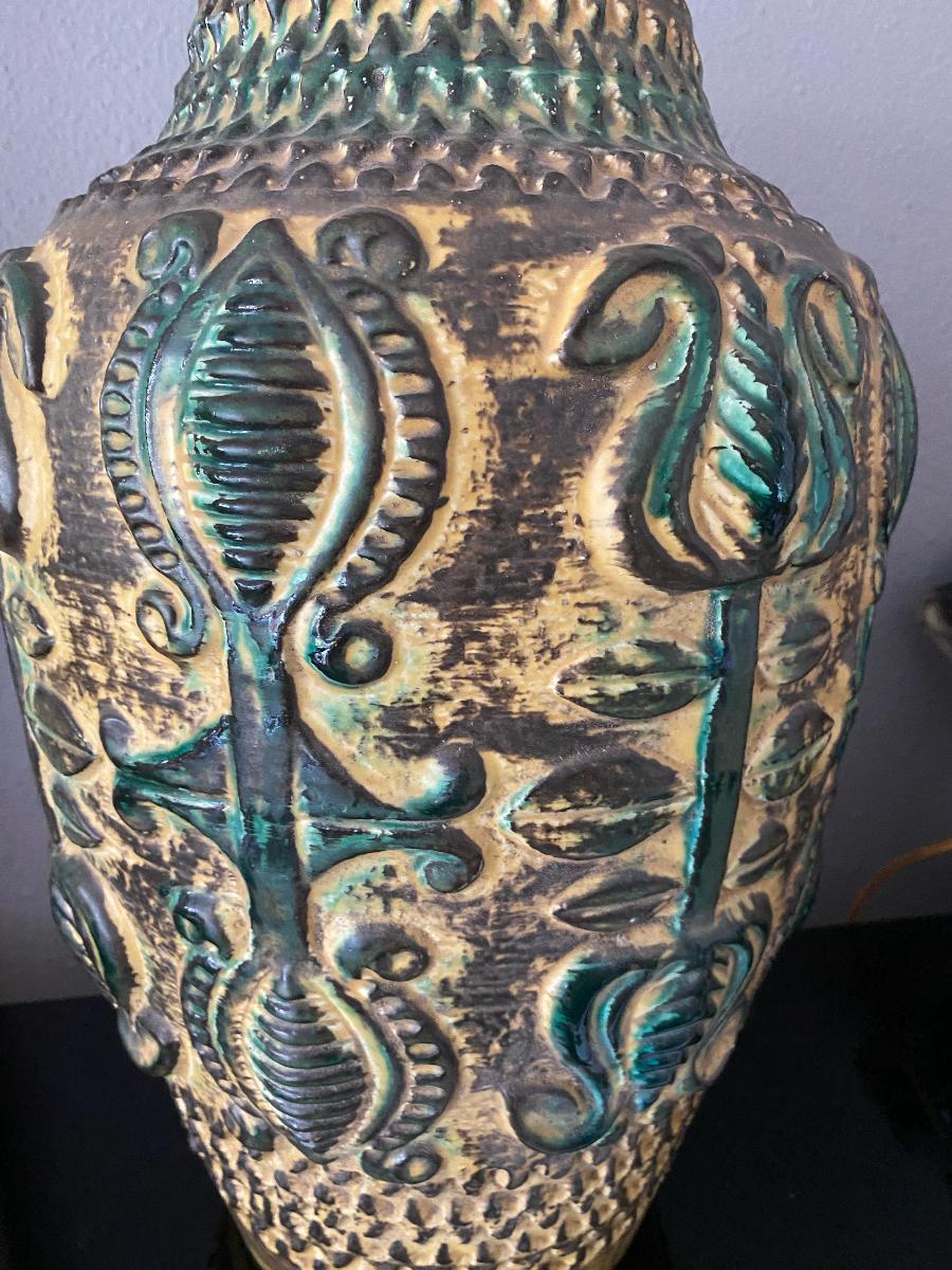 Allemand Grand vase Bay Keramik du milieu du siècle dernier en vente