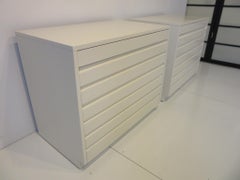 Midcentury Bedside Nightstand Chests / Dresser Chests by Sligh