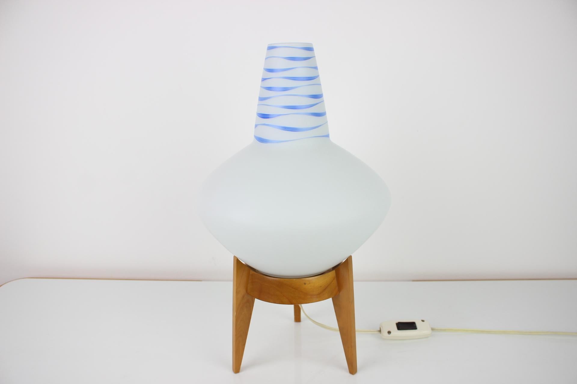 Czech Mid-Century Bedside or Table Lamp, Uluv, 1960s For Sale