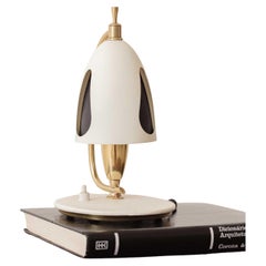 Midcentury Bedside Table Lamp, Brazilian Company Carlo Montalto & Filhos, 1950s