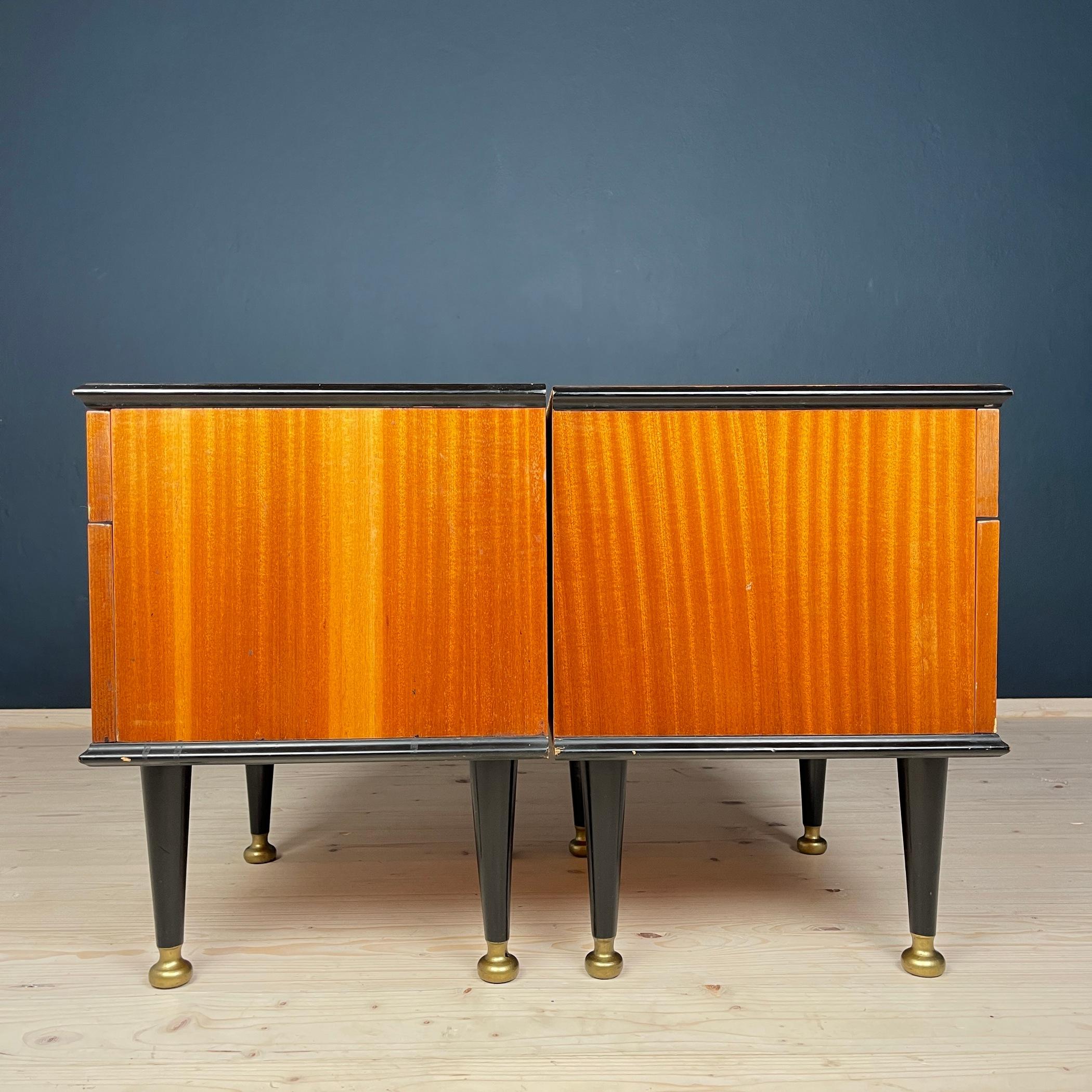 Mid-century bedside table, Yugoslavia 1970s  For Sale 4