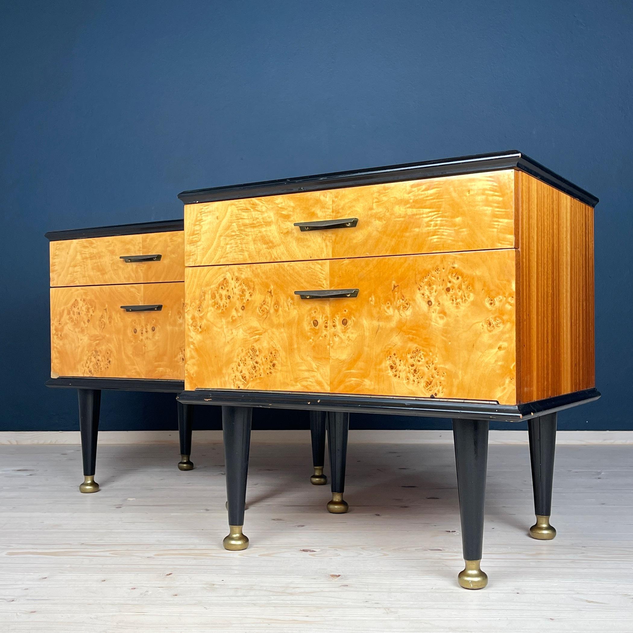 20th Century Mid-century bedside table, Yugoslavia 1970s  For Sale