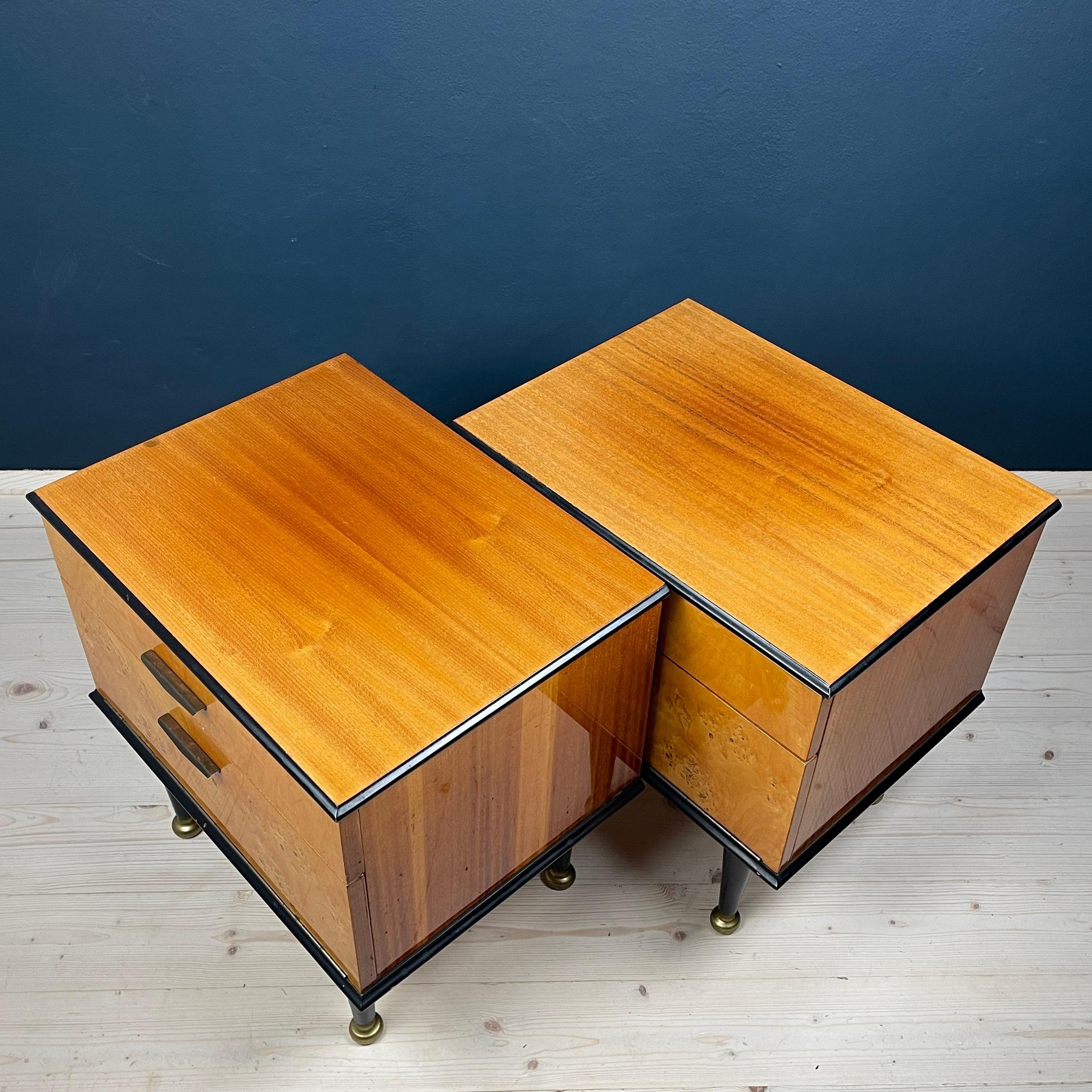 Mid-century bedside table, Yugoslavia 1970s  For Sale 1