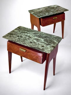 Mid-Century Bedside Tables or Night Stands by La Permanente Mobili Cantù, 1950s