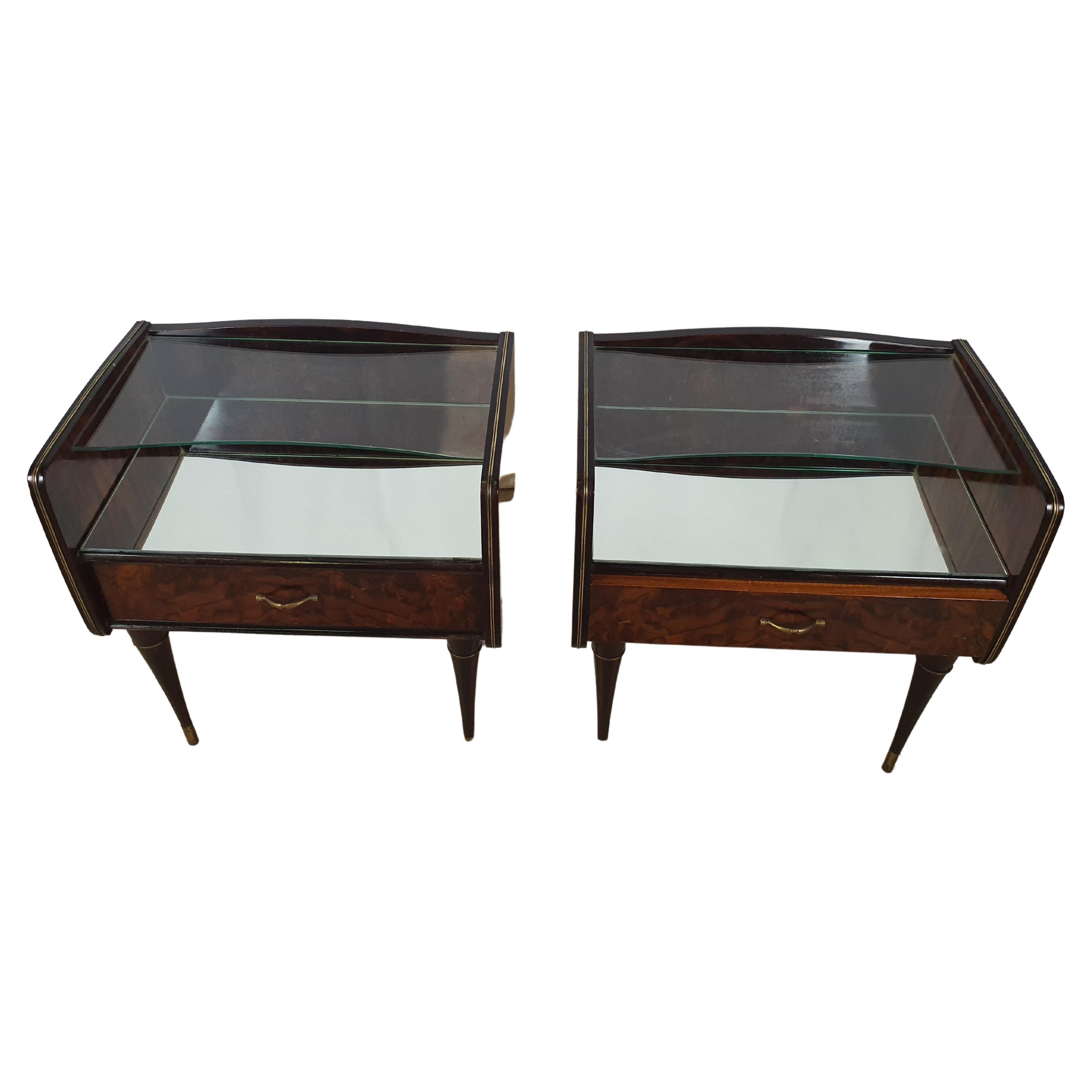 MidCentury Bedside Tables For Sale at 1stDibs