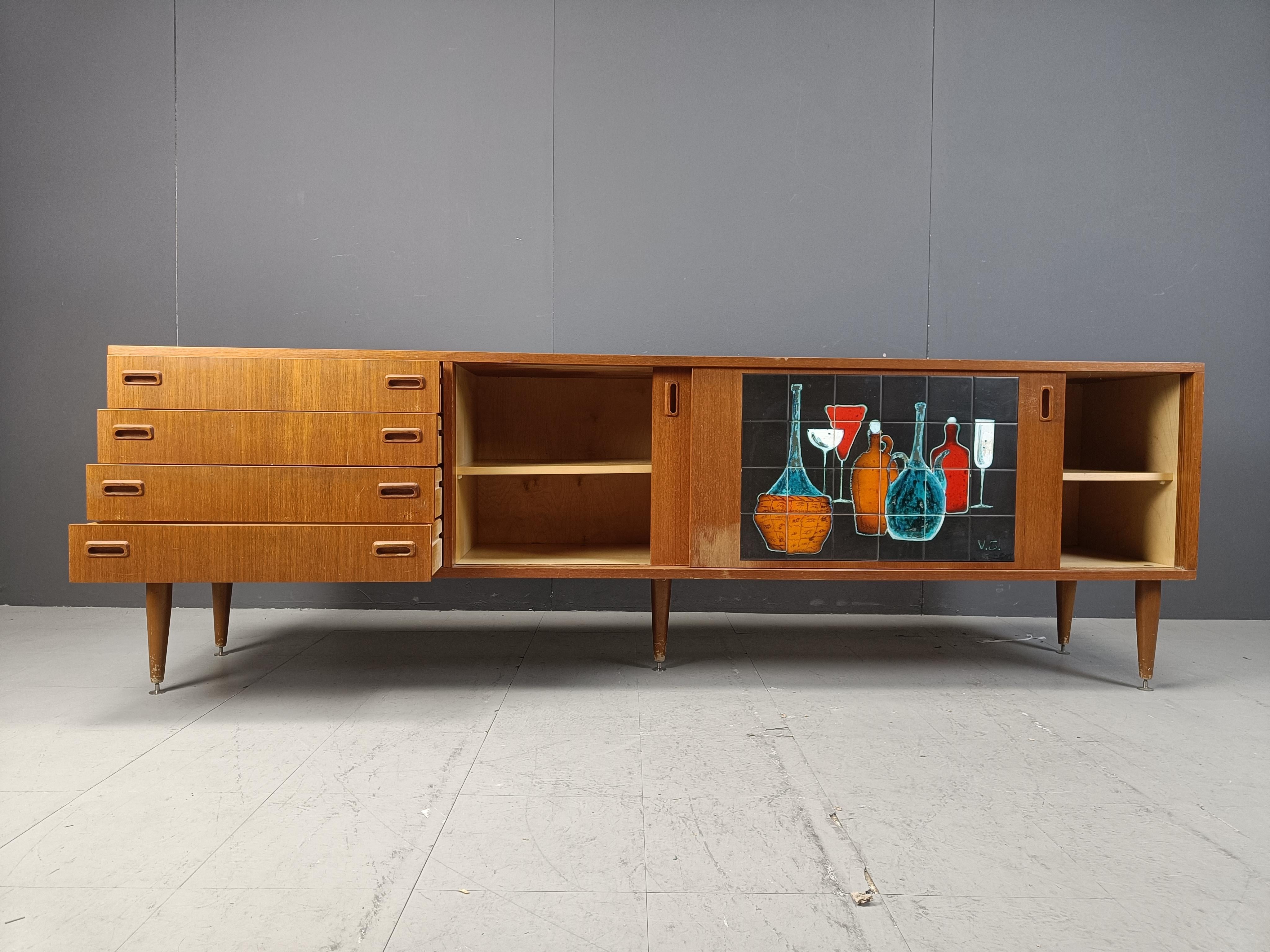 Mid century Beglain sideboard, 1960s For Sale 3