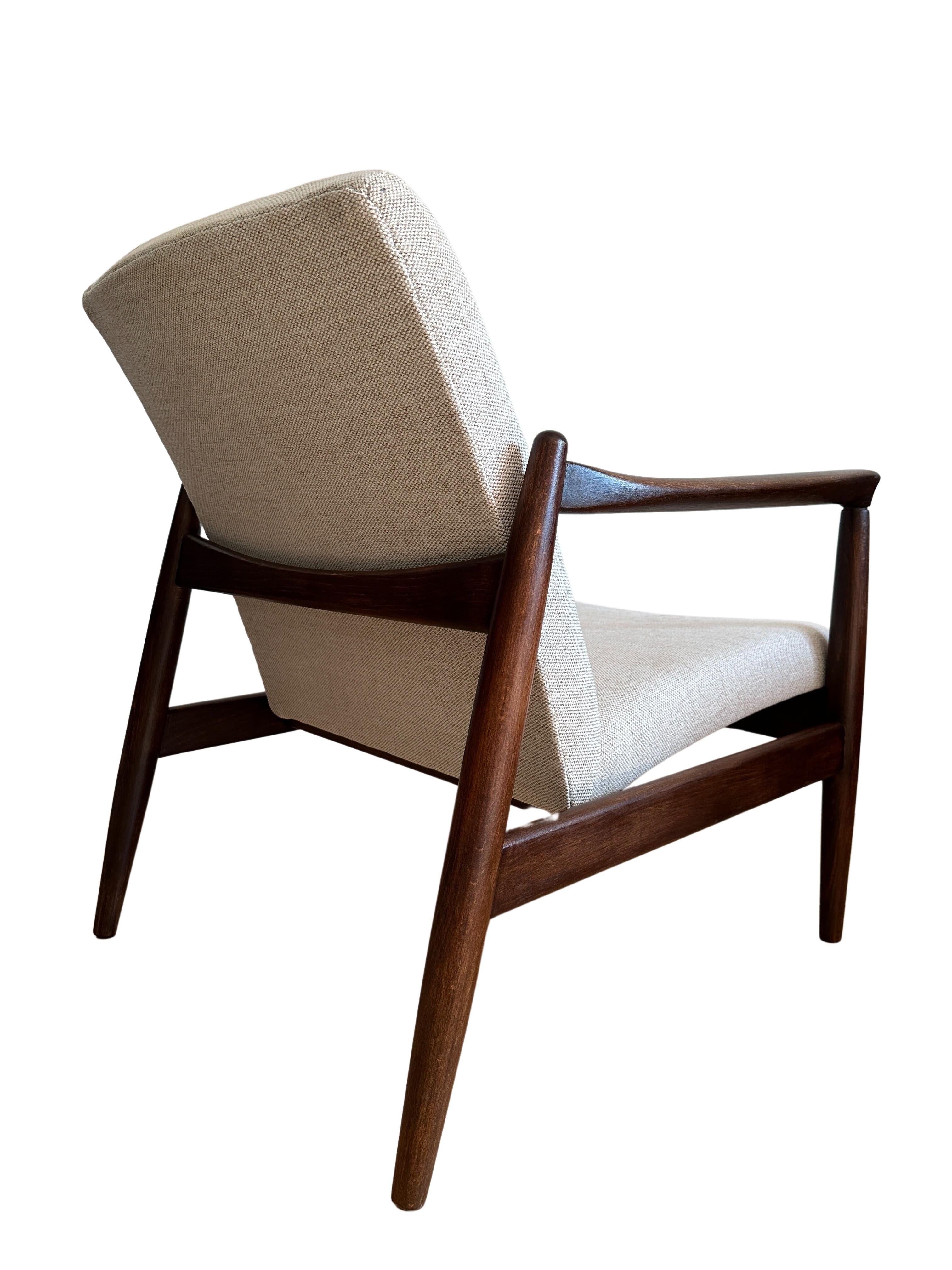 Mid Century Beige Armchair by Edmund Homa, 1960s 3