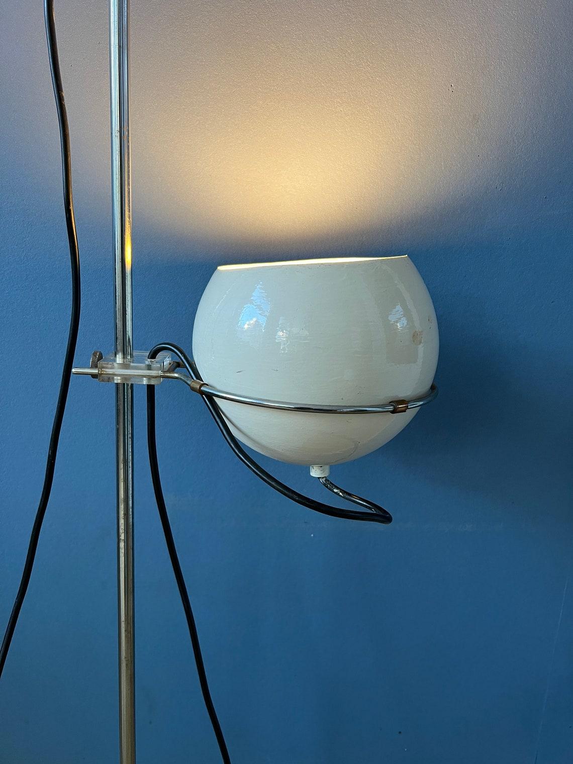 20th Century Mid Century Beige GEPO Eyeball Floor Lamp, 1970s For Sale