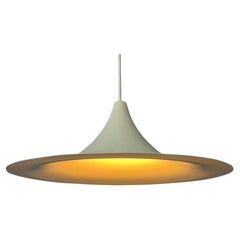 Beige Space Age Witch Hat Pendelleuchte aus der Mitte des Jahrhunderts, 1970er Jahre