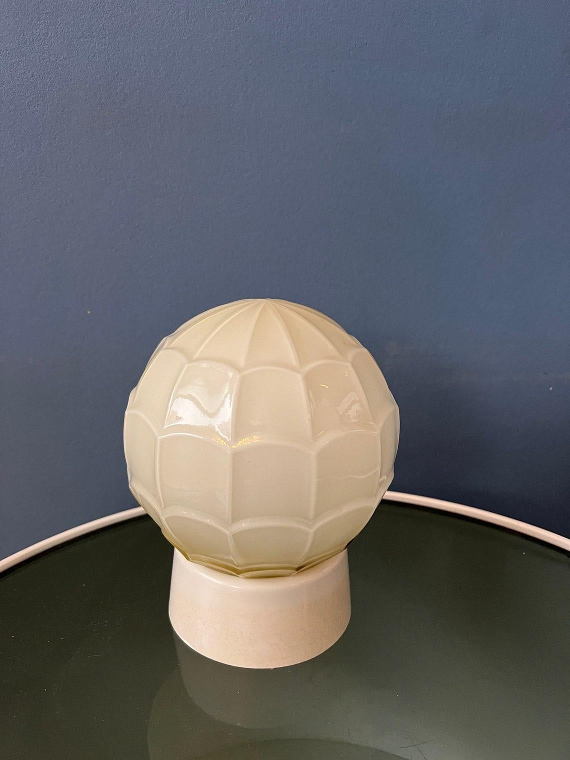 Mid Century Beige Thabur Ceiling Lamp, 1970s In Excellent Condition For Sale In ROTTERDAM, ZH