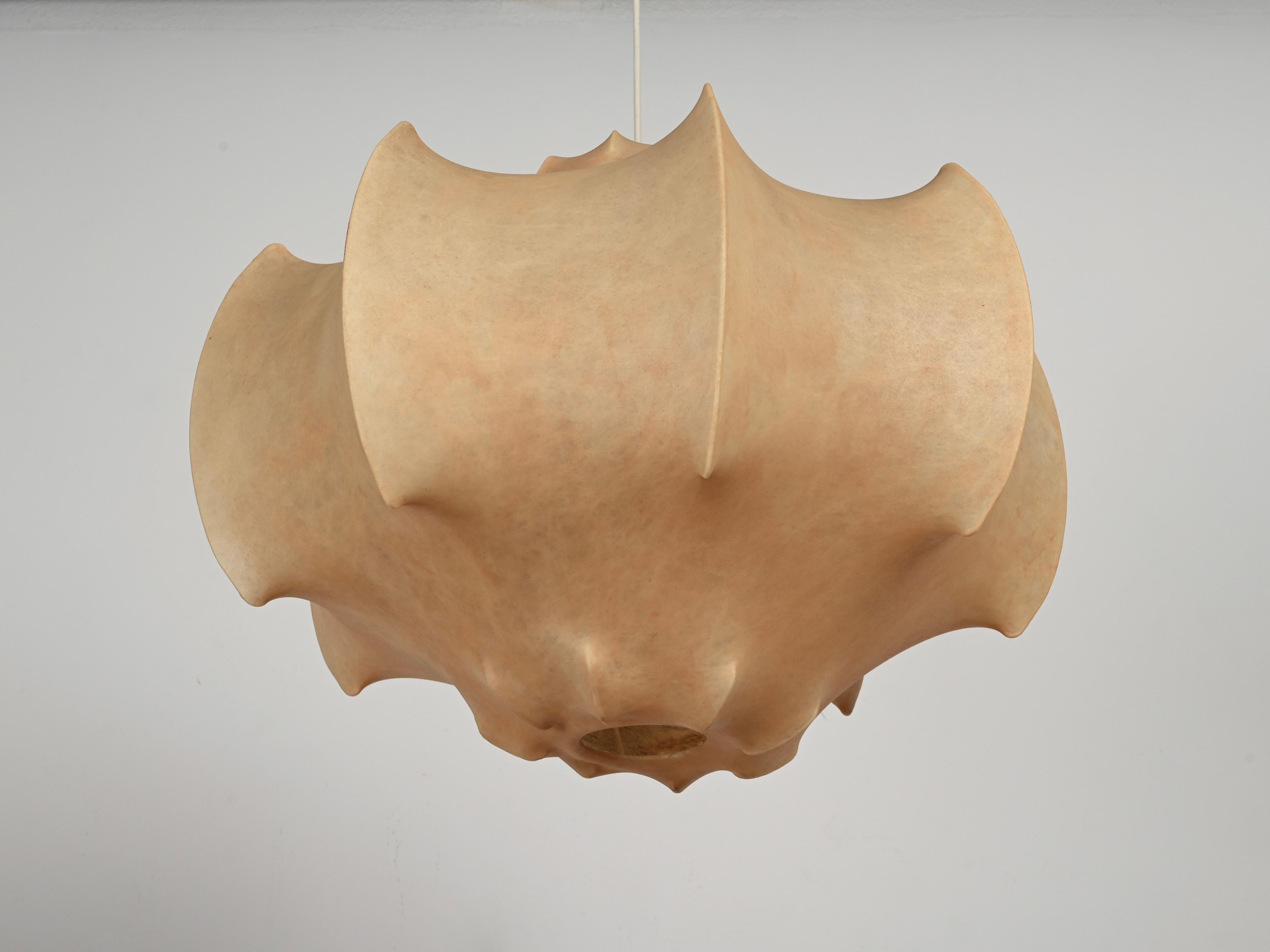 Colgante Cocoon Viscontea Beige de Castiglioni para Flos, Italia Años 60 en venta 3