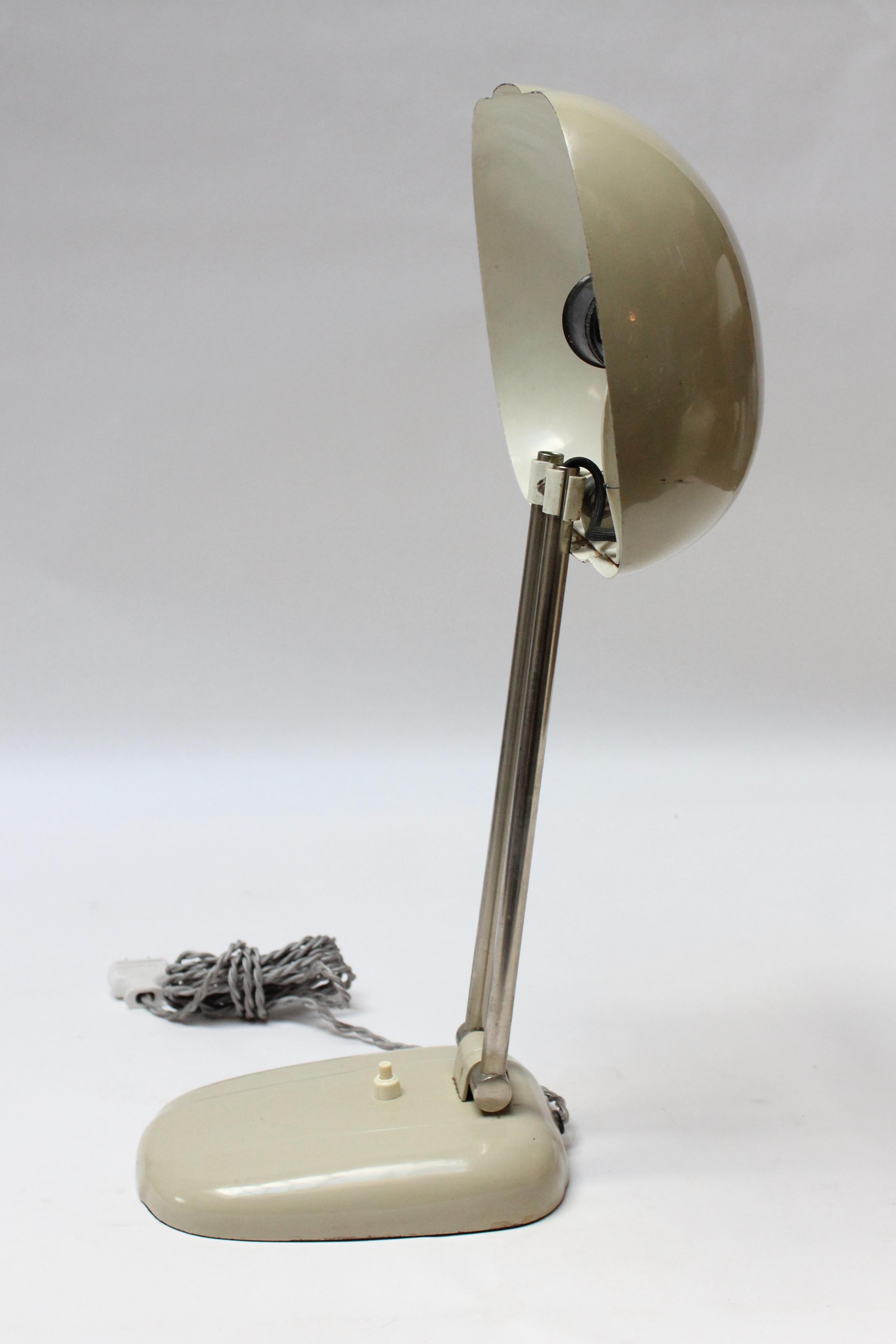 Mid-20th Century Mid-Century Belgian Adjustable Table / Desk Lamp For Sale