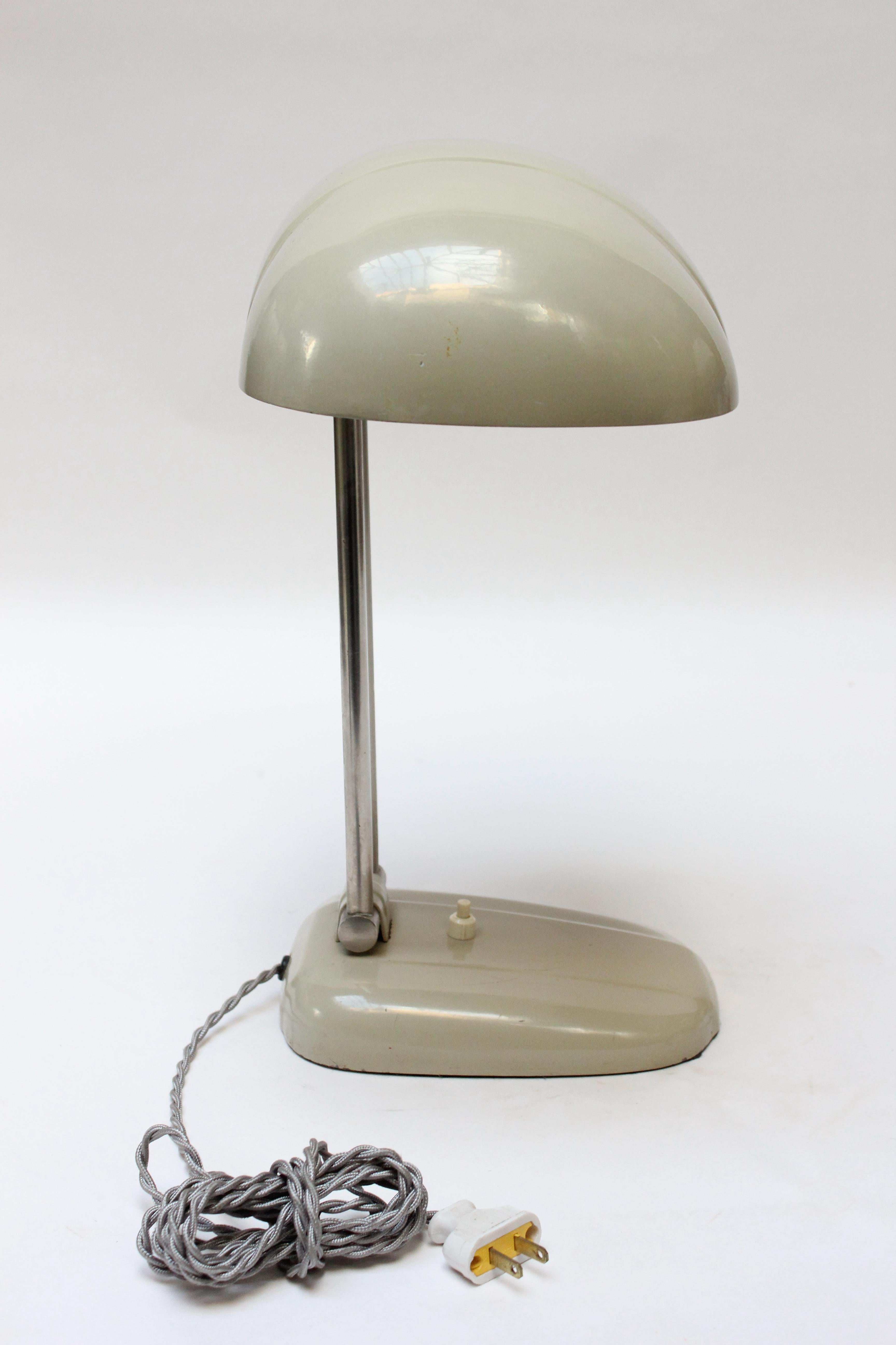 Mid-Century Belgian Adjustable Table / Desk Lamp For Sale 2