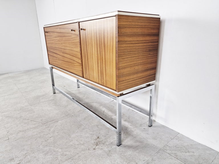 Mid-20th Century Mid-Century Belgian Bar Cabinet by Pieter De Bruyne, 1960s For Sale