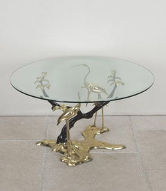 Mid-Century Belgian Crane Table by Willy Daro