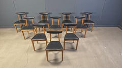 Mid century belgian dining chairs, 1960s