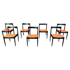 Mid century Belgian dining chairs, 1960s - set of 7 Mid century Belgian dining chairs, 1960s - set of 7
