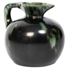 Mid Century Belgian Glazed Pottery Jug C.1960