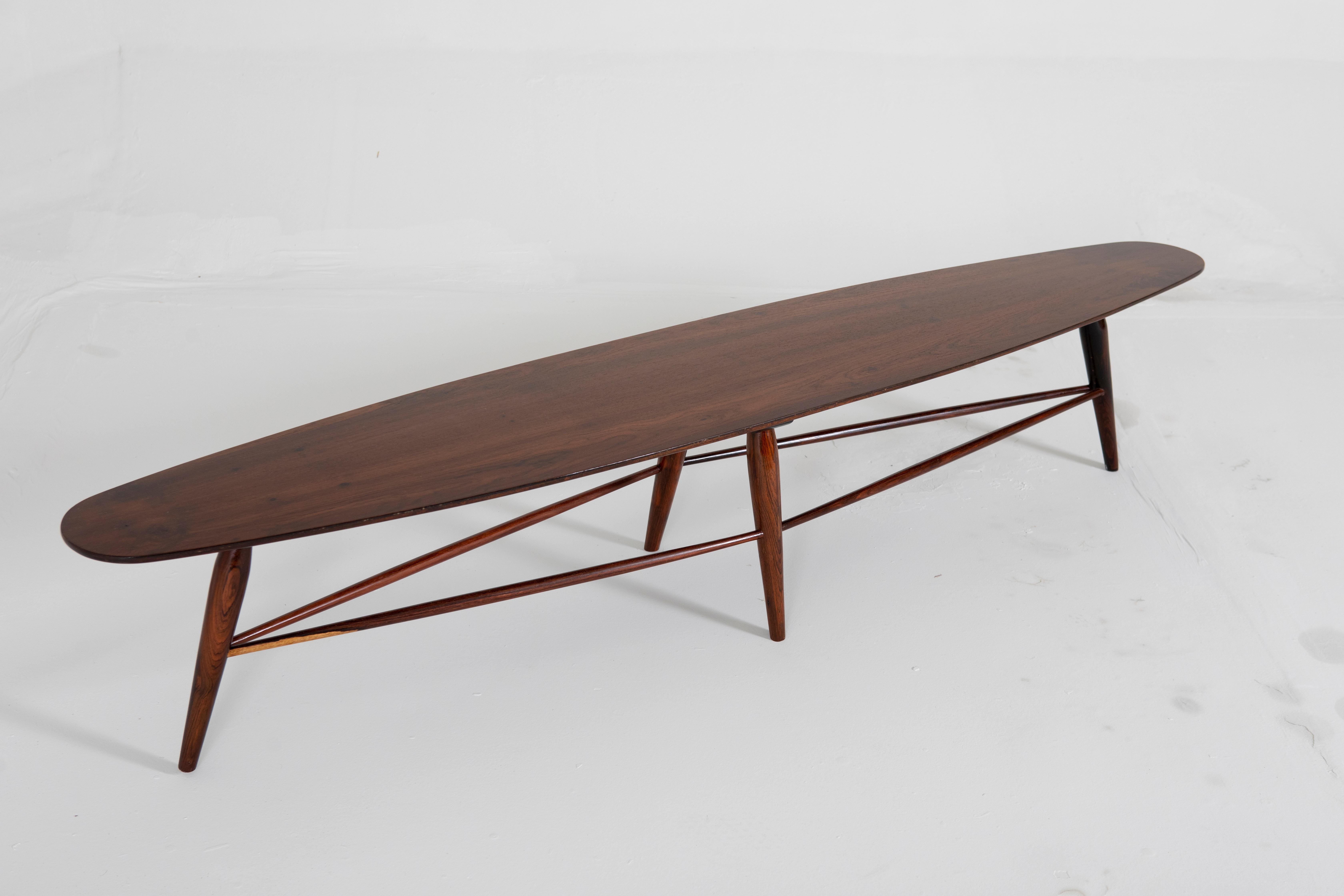 Banco de mediados de siglo de Liceu de Artes e Ofícios, Brasil, años 50

Estructurada en madera con tablero contrachapado, esta pieza versátil del Liceu de Artes e Ofícios puede utilizarse como mesa baja o como banco.